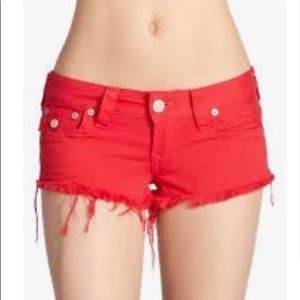 True Religion Joey Cutoff Shorts 